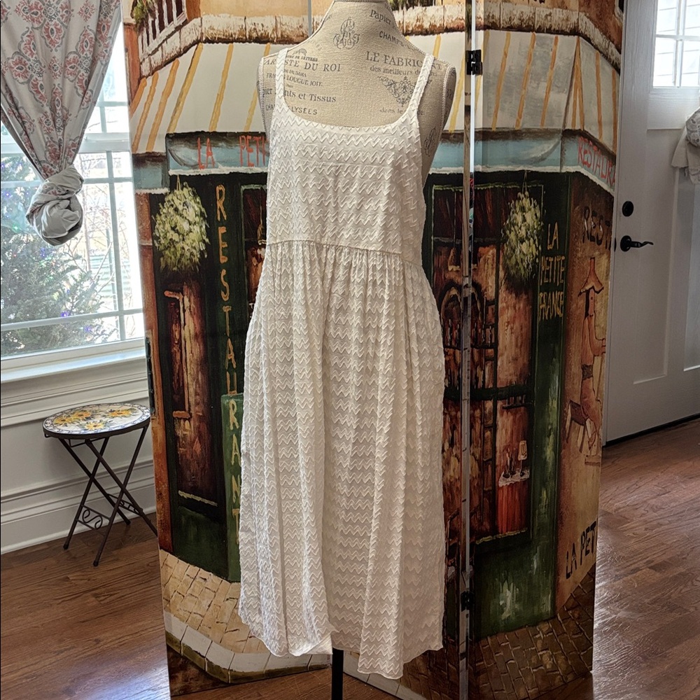 Gudrun Sjoden Dress, White, Size Medium